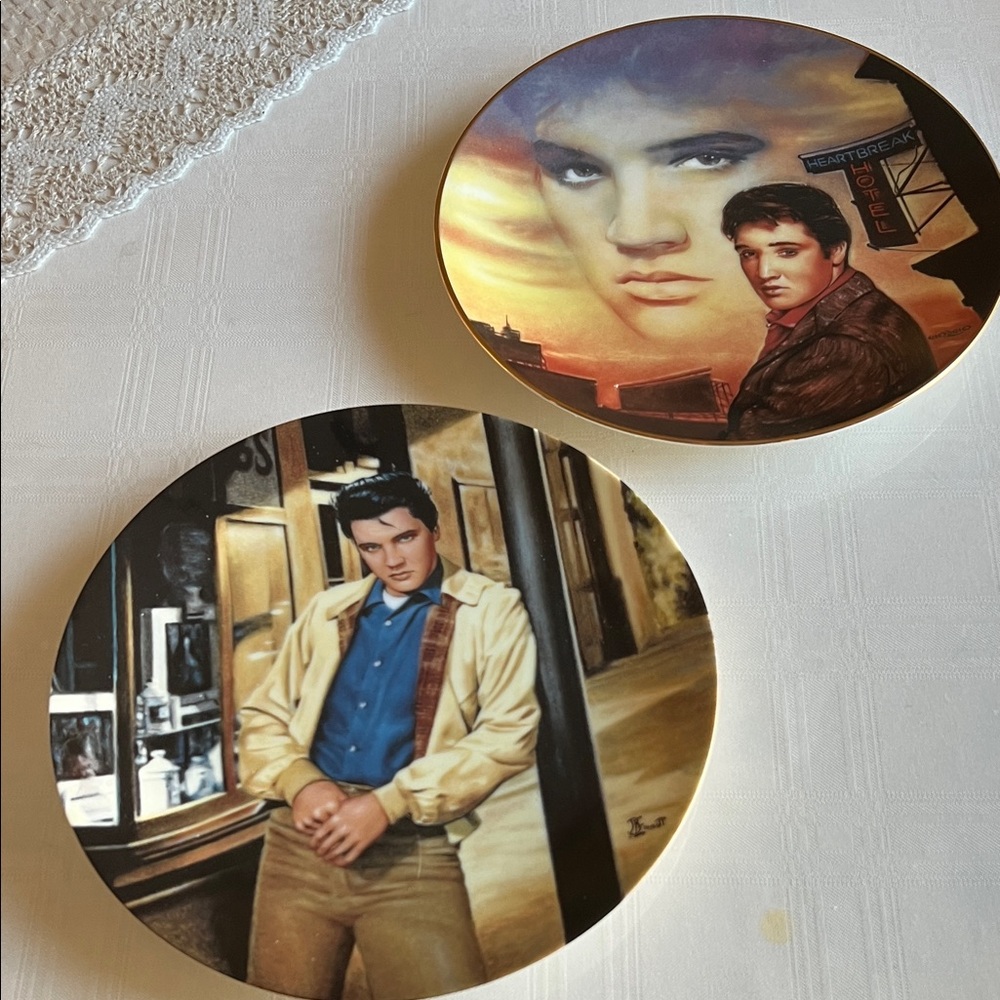 Elvis Presley collectible plates